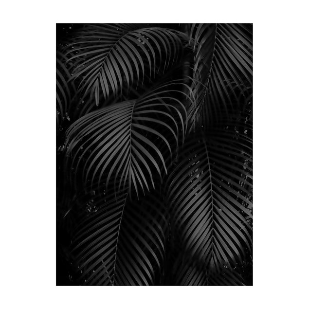 tapis animaux de la forêt Frvagues de Palmier Noir