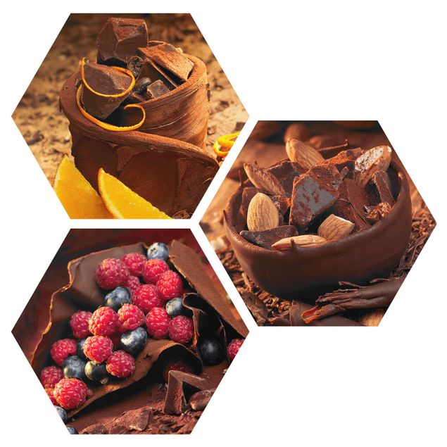 Tableau épices Chocolat avec fruits et amandes