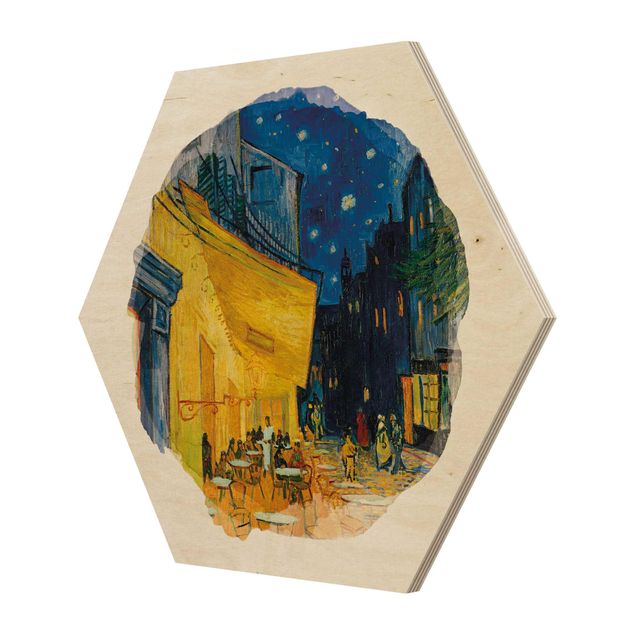 Tableau Van Gogh Aquarelles - Vincent Van Gogh - Terrasse de café à Arles