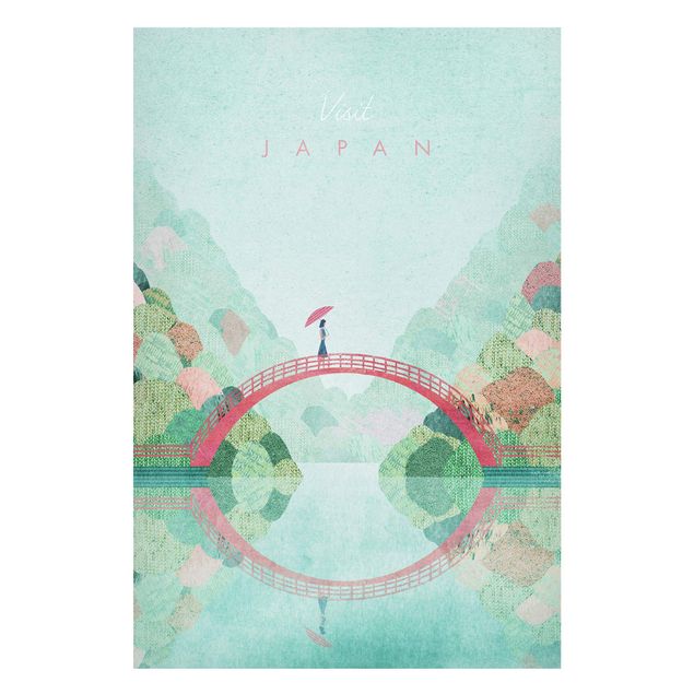 Tableau moderne Campagne touristique - Japon automne