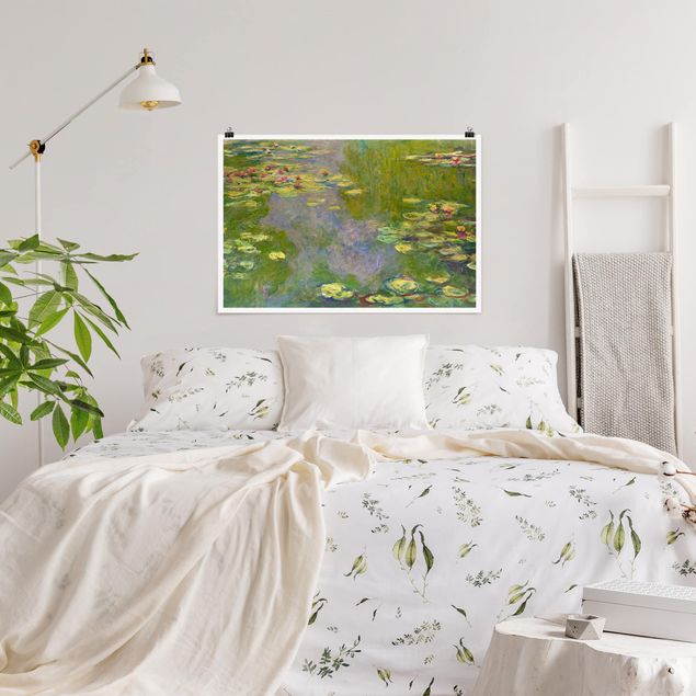 Tableau impressionniste Claude Monet - Nénuphars verts