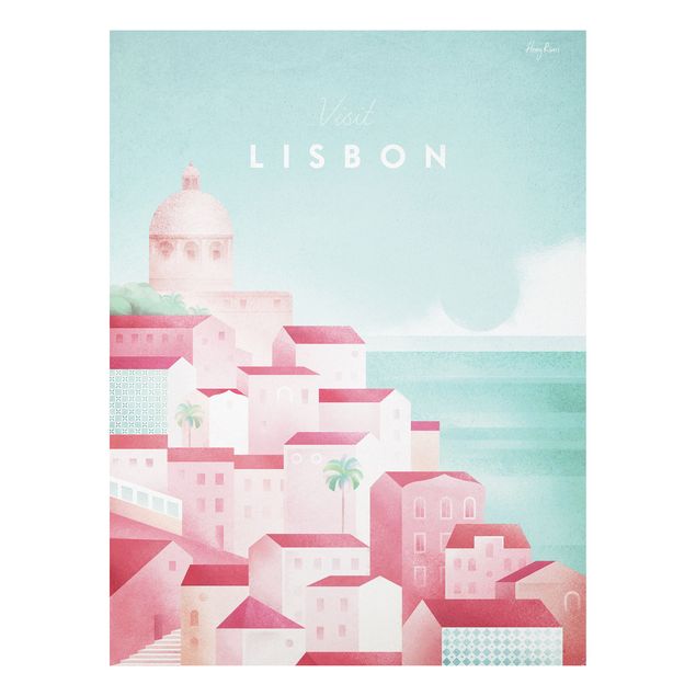 Tableau paysage Poster de voyage - Lisbonne