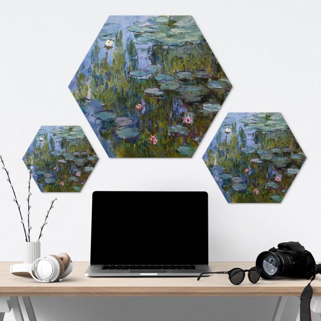 Tableaux lilas Claude Monet - Nénuphars (Nympheas)