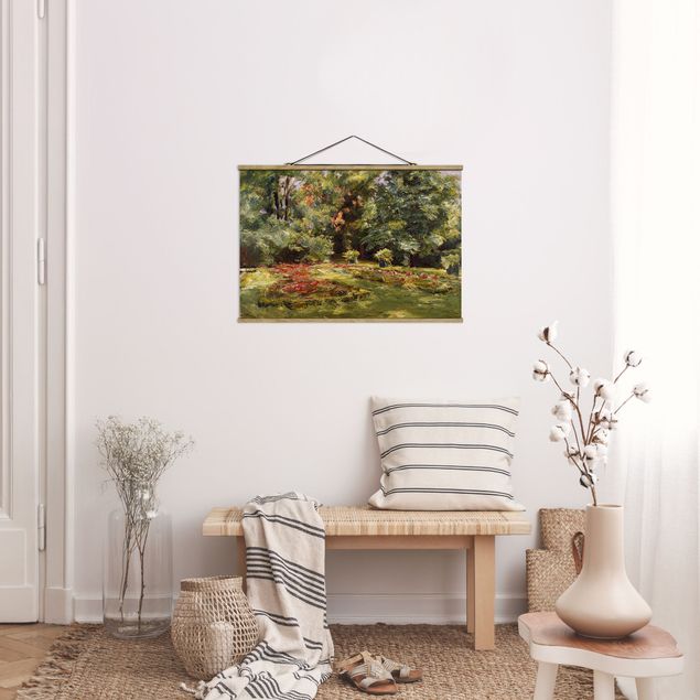 Tableaux paysage Max Liebermann - Terrasse fleurie du Wannseegarten