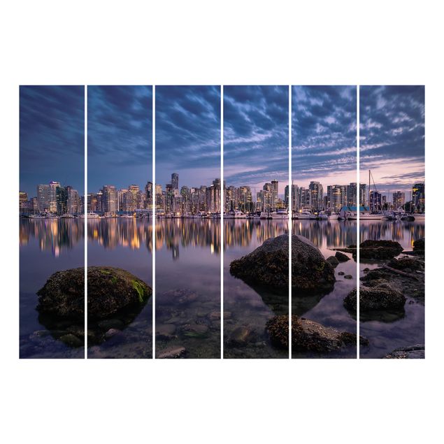 Panneaux coulissants Vancouver au coucher du soleil