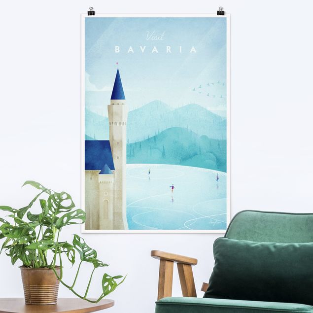 Déco mur cuisine Poster de voyage - Bavière