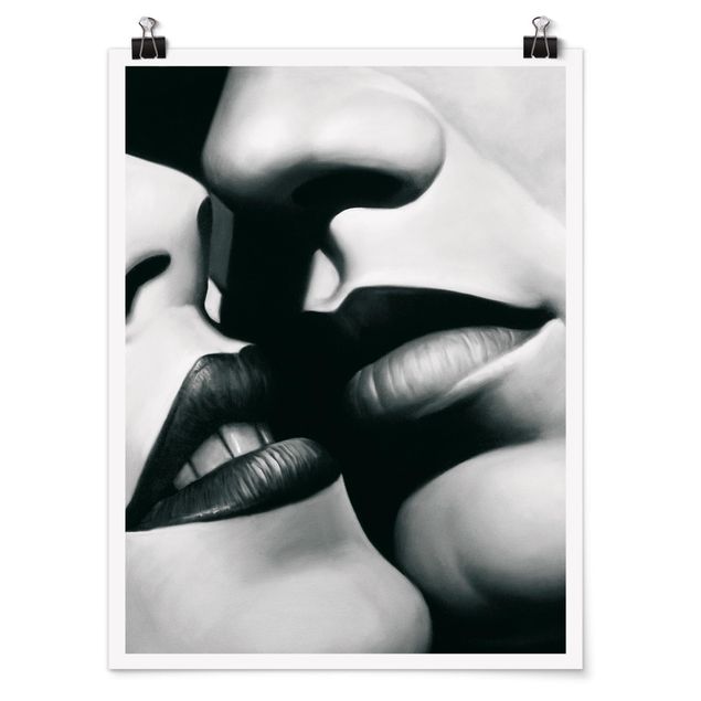 Posters en noir et blanc Passion