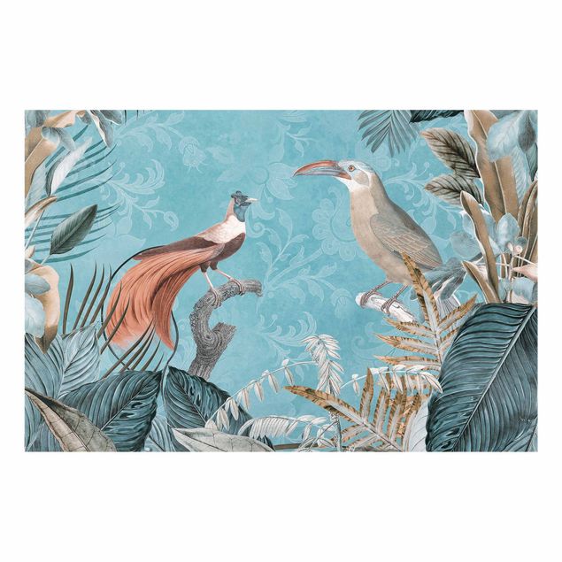 Tableaux de Andrea Haase Collage vintage - Oiseaux du Paradis