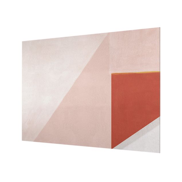 Fonds de hotte - Pink Geometry  - Format paysage 4:3