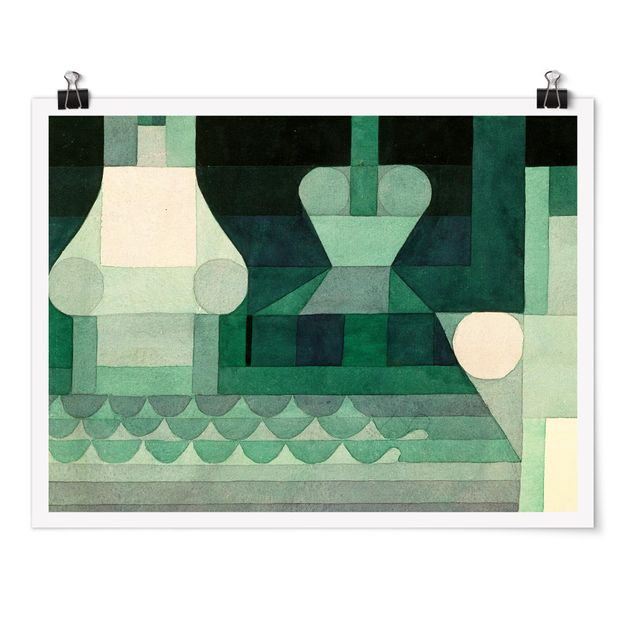 Tableau abstrait Paul Klee - Écluses