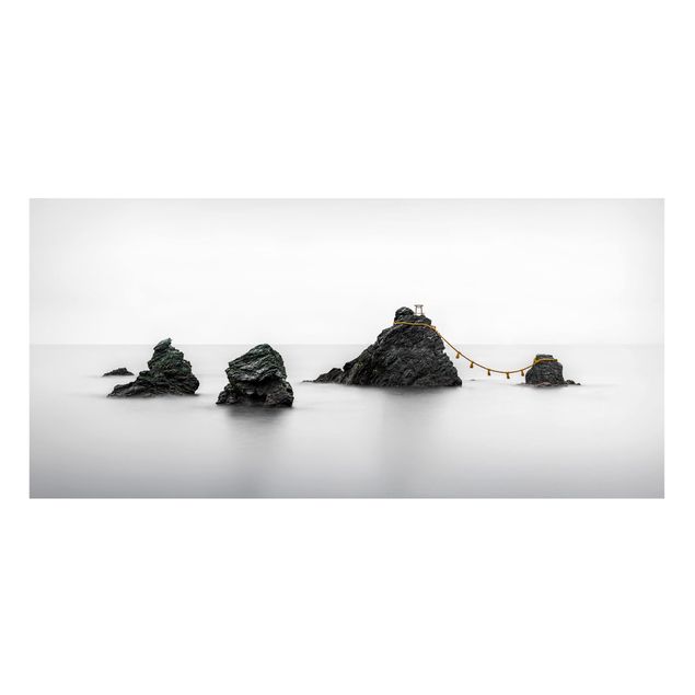 Tableau paysage Meoto Iwa - Les rochers du couple marié