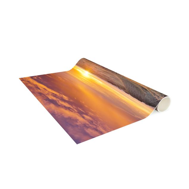tapis longs Lever de soleil sur la plage de Sylt