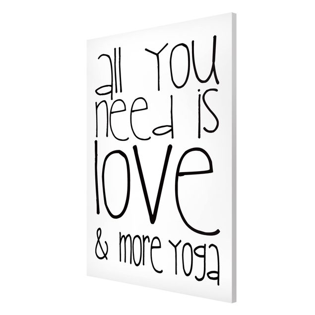 Tableau moderne Amour et Yoga