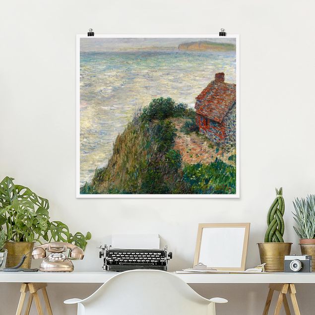 Tableaux paysage Claude Monet - Maison du pêcheur à Petit Ailly
