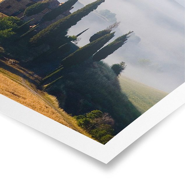 Poster paysage Domaine de campagne en Toscane