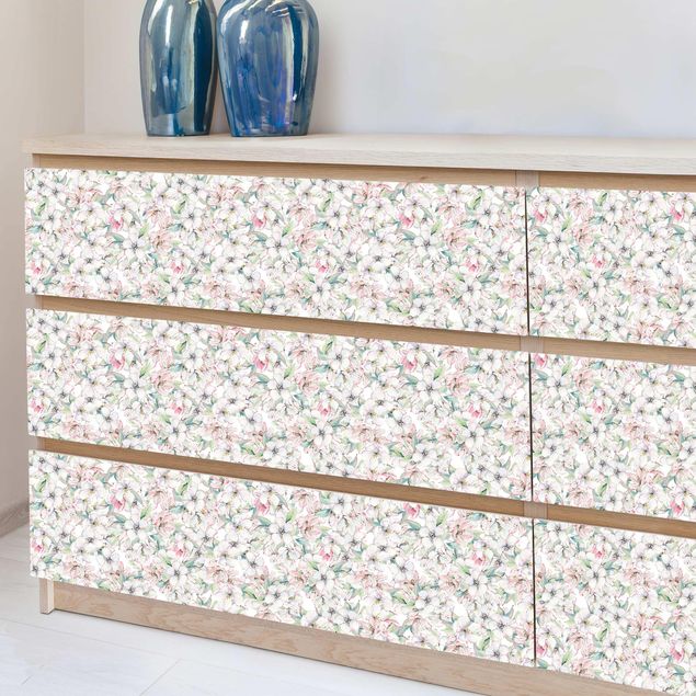 Papier adhésif pour meuble - Cherry Blossom Watercolour