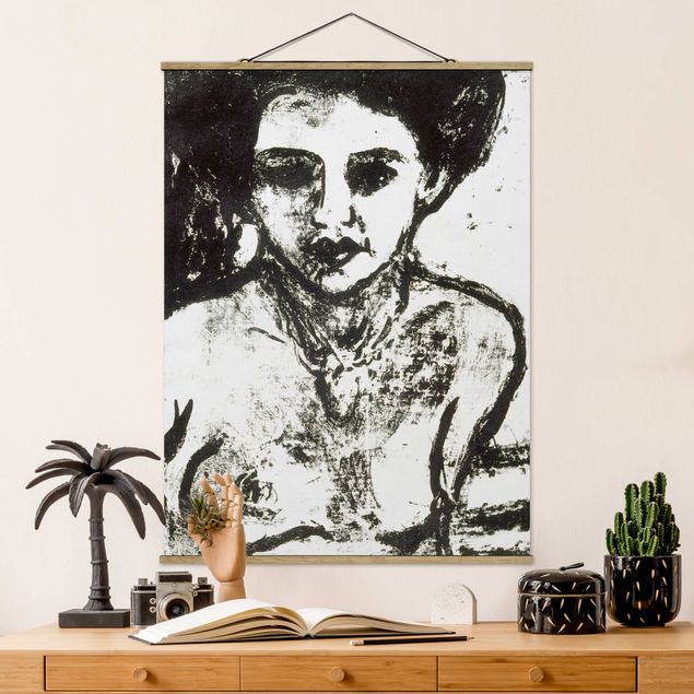 Déco murale cuisine Ernst Ludwig Kirchner - L'enfant de l'artiste