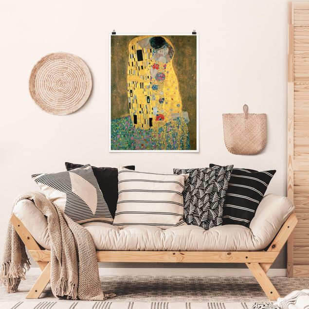 Tableaux Artistiques Gustav Klimt - Le baiser