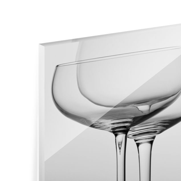 Fonds de hotte - Fine Glassware Black And White