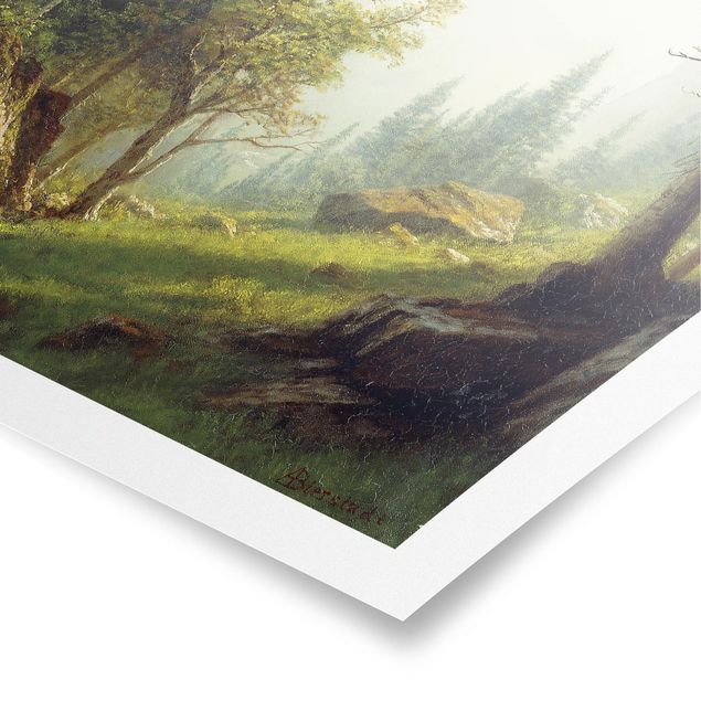 Tableaux Artistiques Albert Bierstadt - Parmi les Alpes bernoises