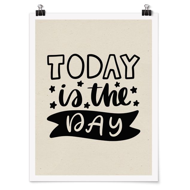 Posters citations Aujourd'hui - Today Is The Day