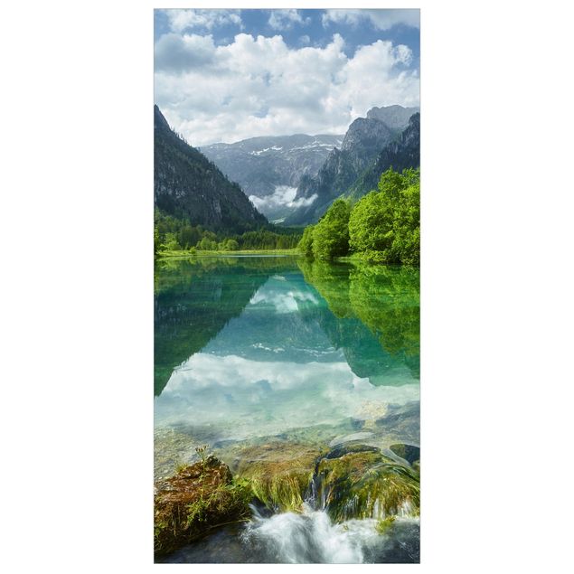 Panneau de séparation - Mountain Lake With Water Reflection