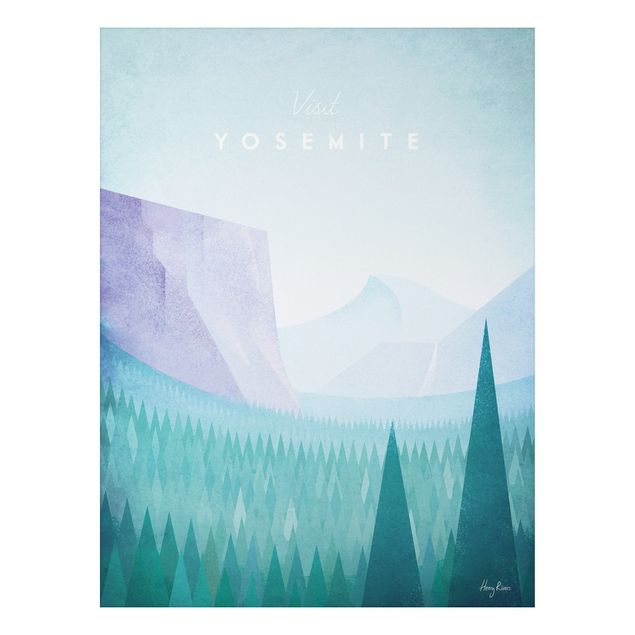 Tableaux paysage Poster de voyage - Yosemite Park