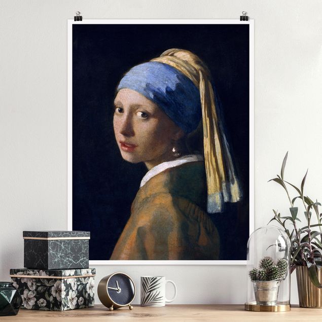 Poster reproduction - Jan Vermeer Van Delft - Girl With A Pearl Earring
