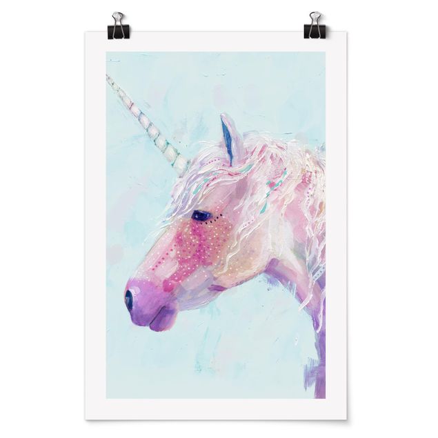 Affiche animaux Mystic Unicorn II