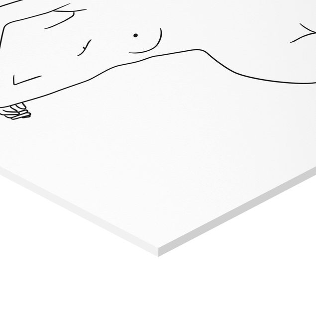 Tableaux muraux Line Art Nude Noir Et Blanc