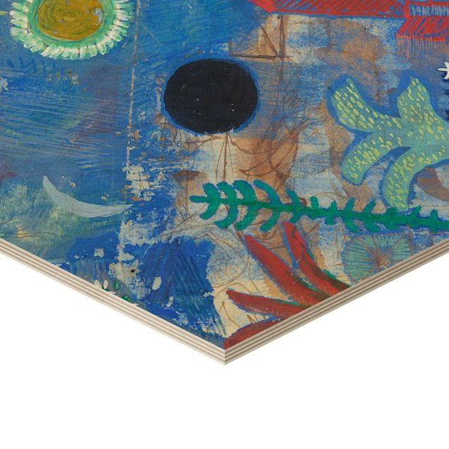 Hexagone en bois - Paul Klee - Sunken Landscape