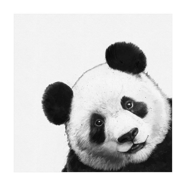 tapis noir et blanc Illustration Panda Dessin Noir Et Blanc