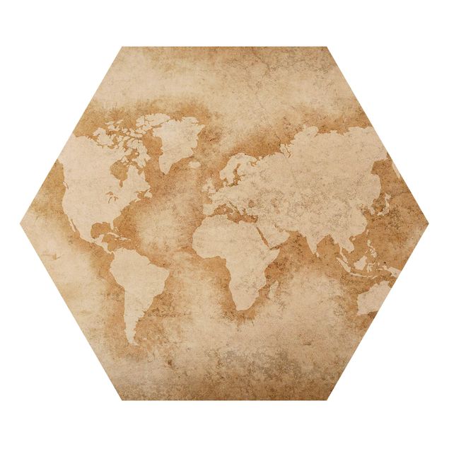 Tableau décoration Carte du Monde Antique