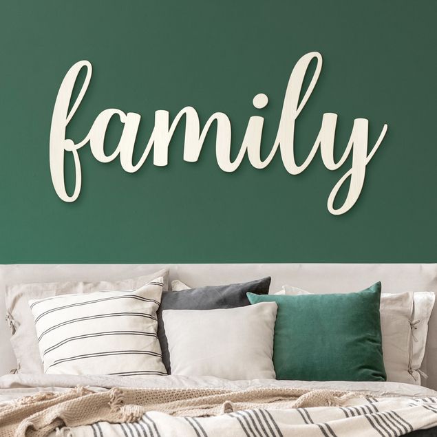Tableau famille Family Handlettering