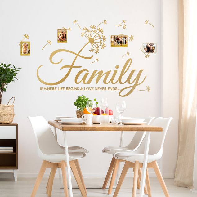 Stickers phrase famille Family Life Love