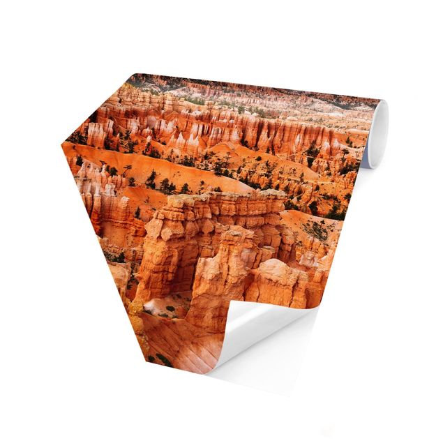 Papiers peints orange Flamme de couleur du Grand Canyon