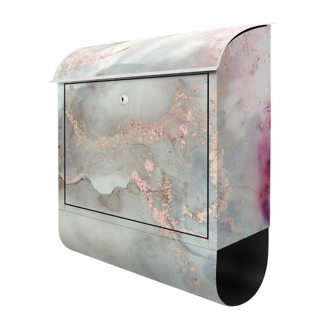 Letterbox - Colour Experiments Marble Pastel And Gold