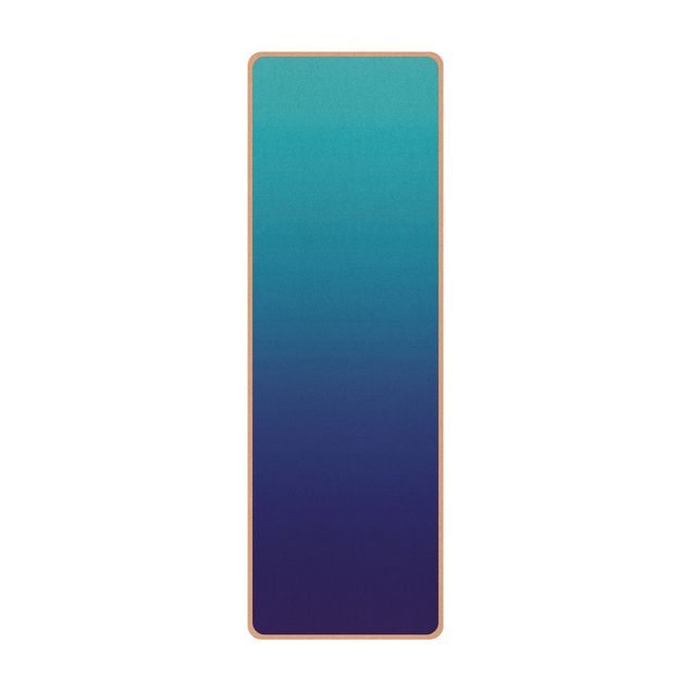 Tapis de yoga - Colour Gradient Ocean Blue