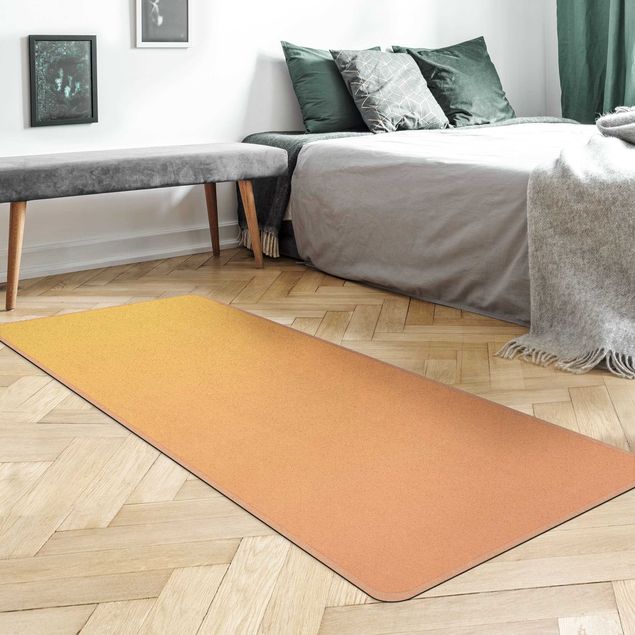 tapis grande taille Dégradé de couleurs Orange