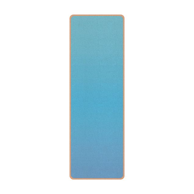 Tapis de yoga - Colour Gradient Turquoise
