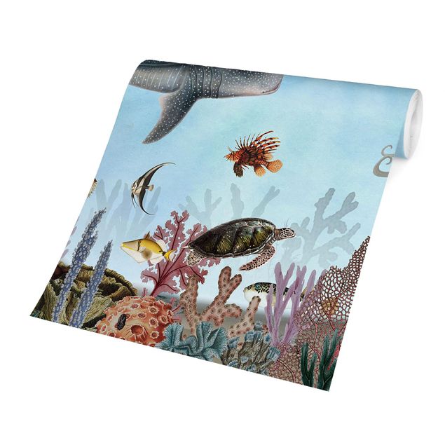 Papier peint animaux forêt Créatures fascinantes dans le récif corallien
