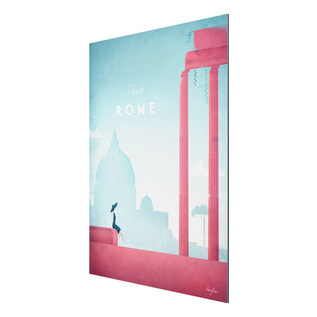 Tableau vintage Poster de voyage - Rome