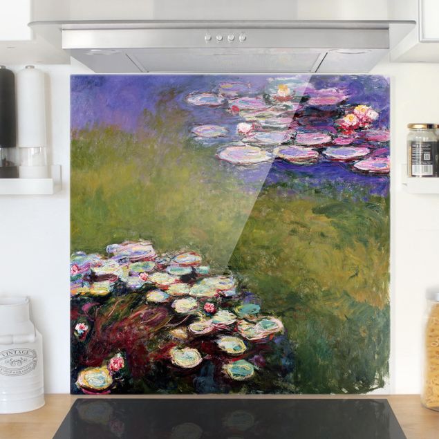 Déco murale cuisine Claude Monet - Nénuphars