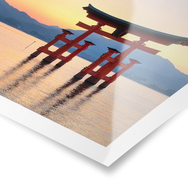 Tableau deco nature Torii à Itsukushima