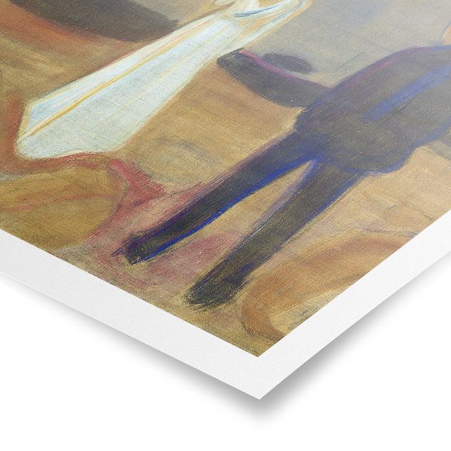 Tableaux modernes Edvard Munch - Deux humains. Les solitaires (Reinhardt-Fries)