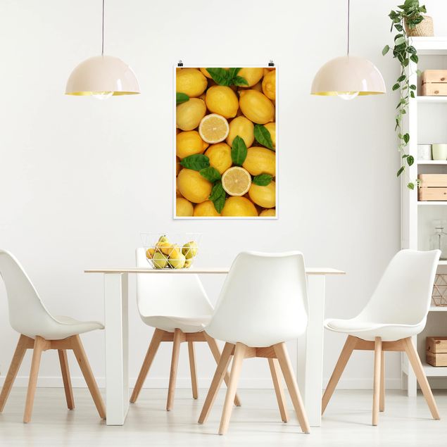 Tableau moderne Citrons juteux