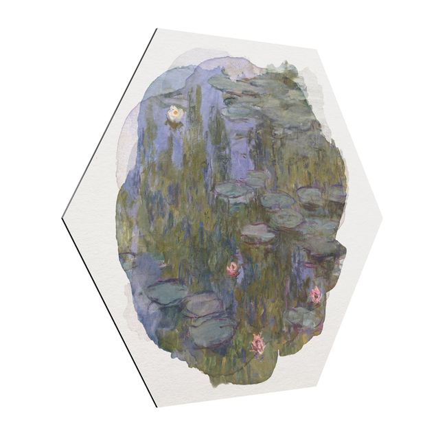 Décoration artistique Aquarelles - Claude Monet - Nénuphars (Nympheas)