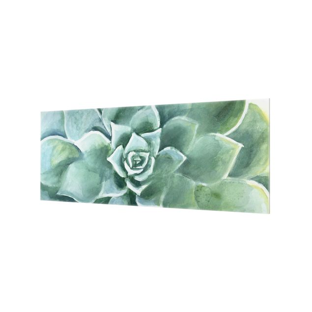 Fond de hotte - Succulent Watercolor Dark