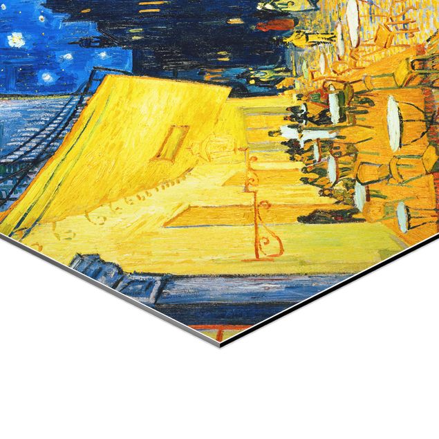 Tableau de ville Vincent van Gogh - Terrasse de café le soir