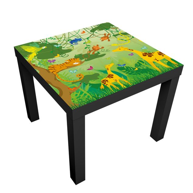Papier adhésif pour meuble IKEA - Lack table d'appoint - No.IS87 Jungle Game
